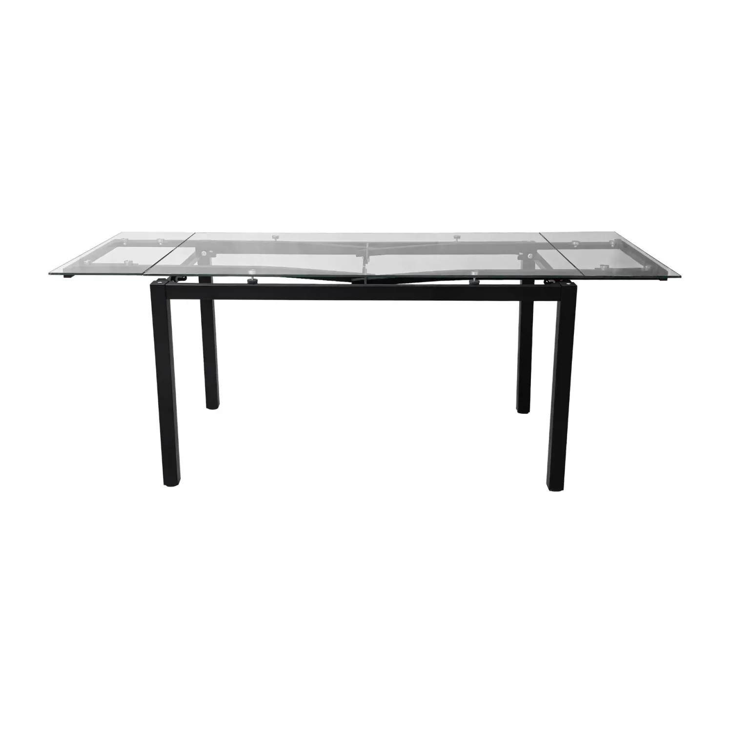 Casa Viva Mesa de comedor extensible de cristal Praga 200/140x80x76cm Outlet