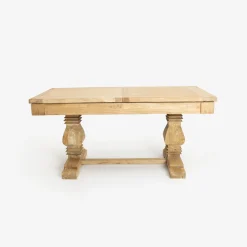 Casa Viva Mesa de comedor extensible de madera de olmo reciclada Toulouse 160/220x80x76cm Discount