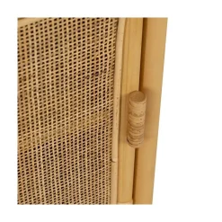 Casa Viva Mesa de noche de ratán Toscana 46x35x60cm