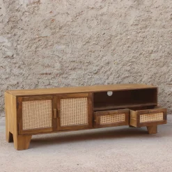Casa Viva Mueble de televisión de madera de mango Merlín 175x45x57cm Clau&Chloe Sale