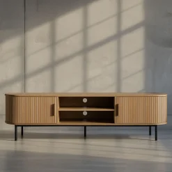 Casa Viva Mueble de TV de madera DM Valote 140x40x46cm Clearance