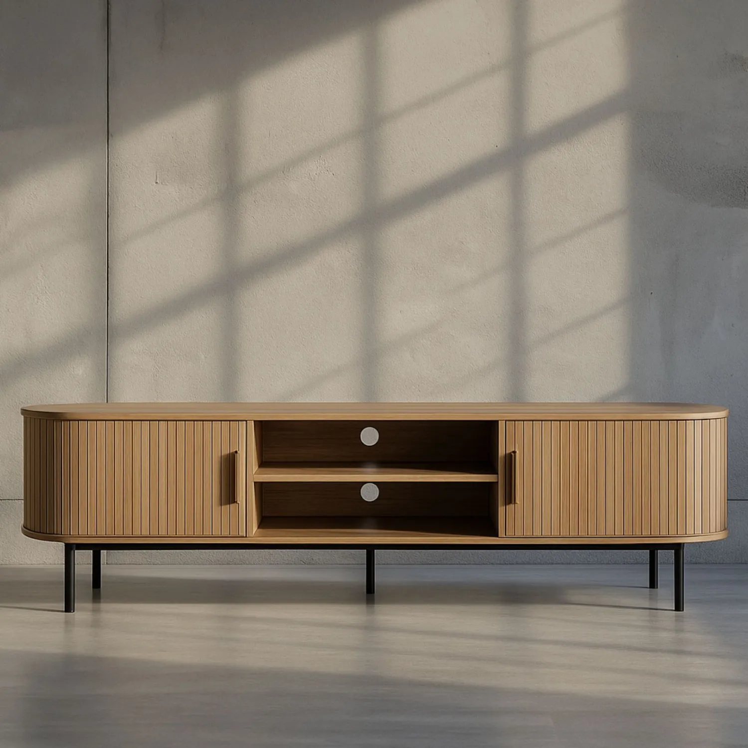 Casa Viva Mueble de TV de madera DM Valote 140x40x46cm Clearance