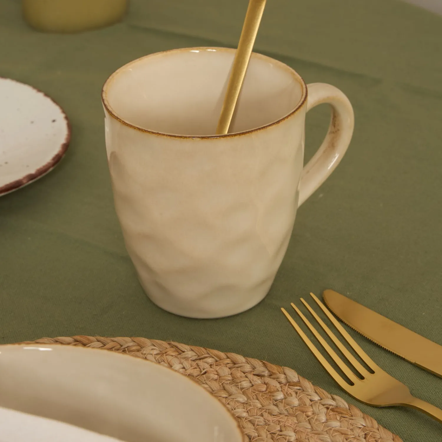 Casa Viva Mug de gres crema Bilada 400ml New