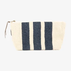 Casa Viva Neceser de algodón rayas azules Niza 32x19cm Hot
