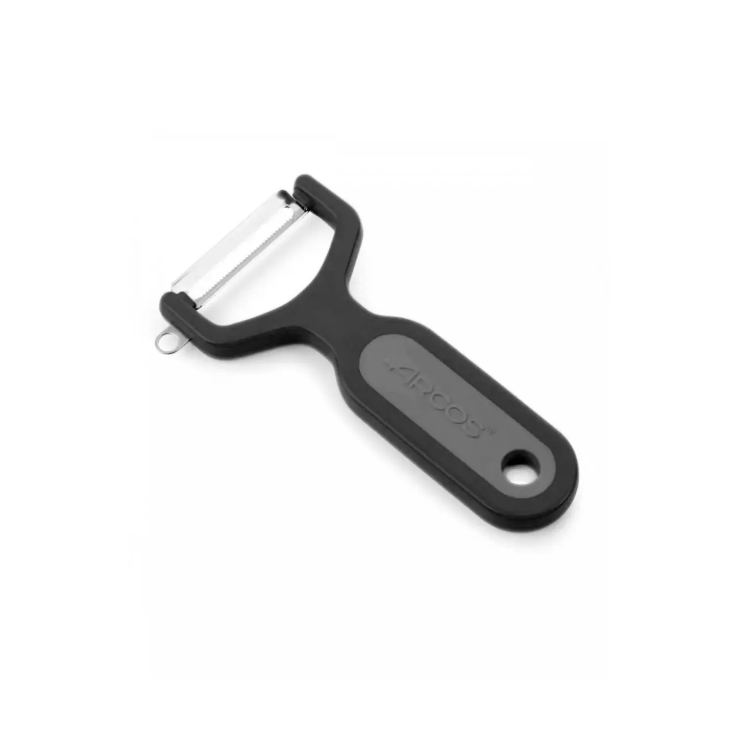 Casa Viva Pelador negro de filo liso de acero inoxidable - Arcos Outlet