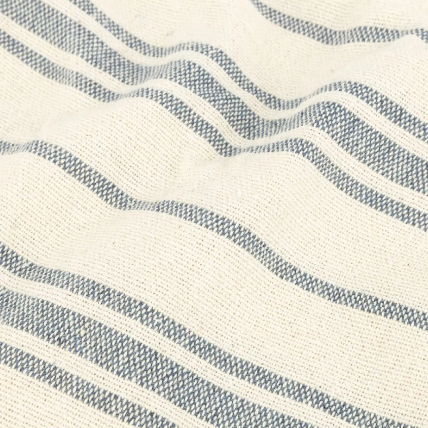 Casa Viva Plaid de algodón con rayas azules Niza 125x15cm Best