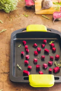 Casa Viva Plancha lisa de aluminio fundido antiadherente apta para inducción Foodie 40x28cm - BRA New