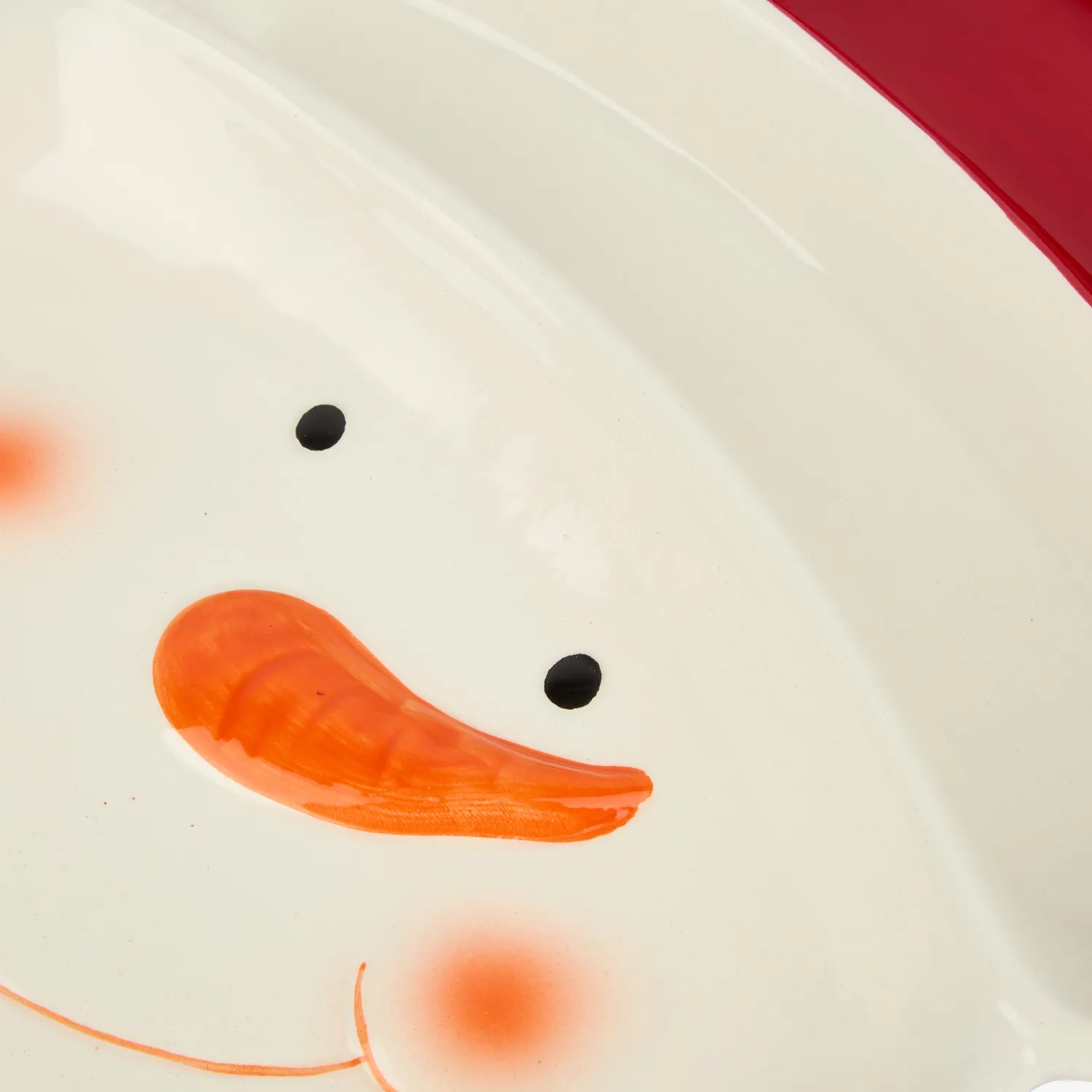 Casa Viva Plato de dolomita Snowman 30x23x3,5cm Clearance