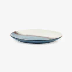 Casa Viva Plato de postre de cerámica azul Sotres Ø21cm Discount
