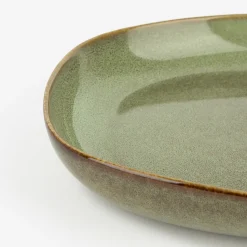 Casa Viva Plato hondo de gres verde Beget Ø21cm Hot