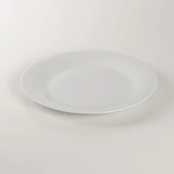 Casa Viva Plato llano blanco de porcelana Basic 27cm