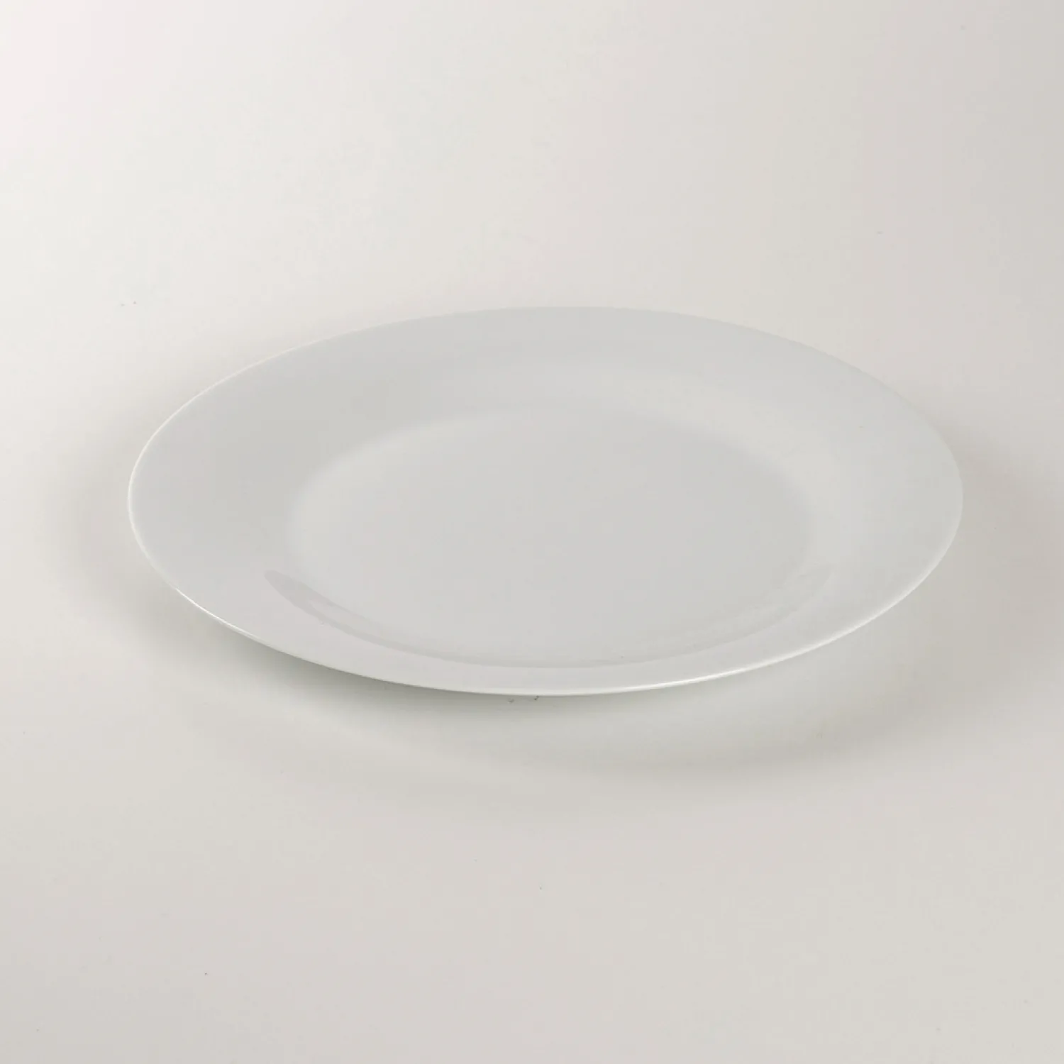Casa Viva Plato llano blanco de porcelana Basic 27cm
