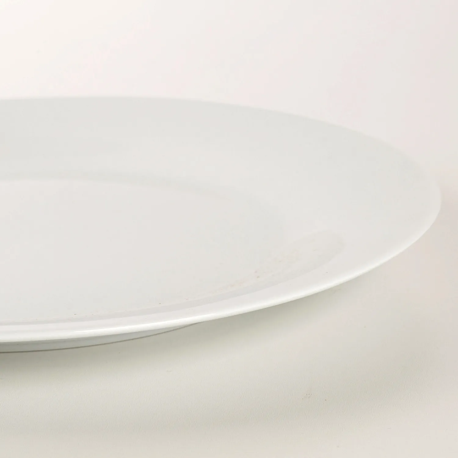 Casa Viva Plato llano blanco de porcelana Basic 27cm
