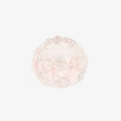 Casa Viva Portavelas de cristal rosa Flor Ø8x5,5cm Discount