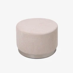 Casa Viva Puff redondo beige Garet Ø54x35cm