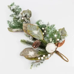 Casa Viva Rama de pino con bolas plateadas 72cm Online