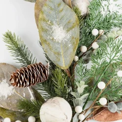 Casa Viva Rama de pino con bolas plateadas 72cm Online