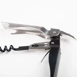 Casa Viva Sacacorchos doble apoyo negro New