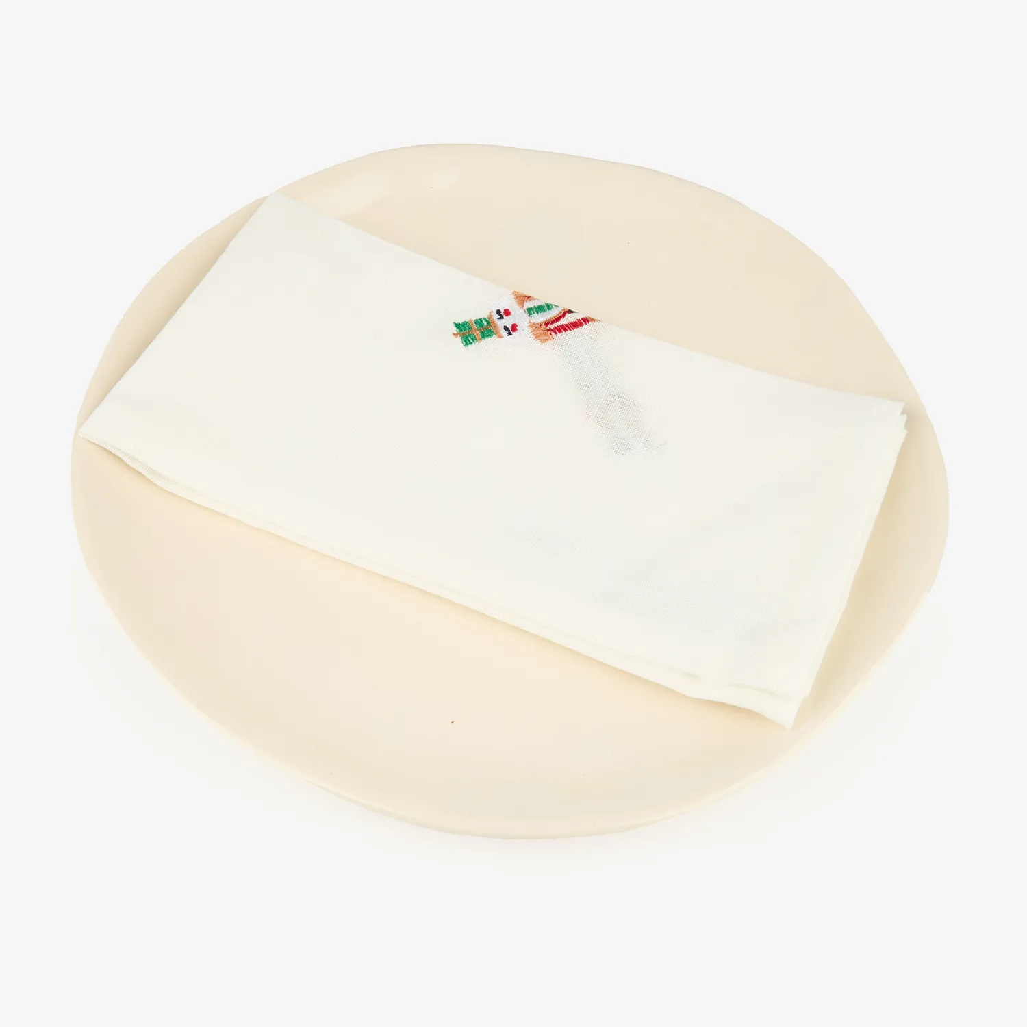 Casa Viva Servilleta blanca bordado Cascanueces 45x45cm Hot