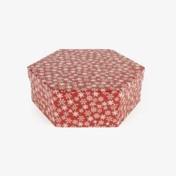 Casa Viva Set 7 bolas decorativas rojas copos de nieve 7,5cm Best