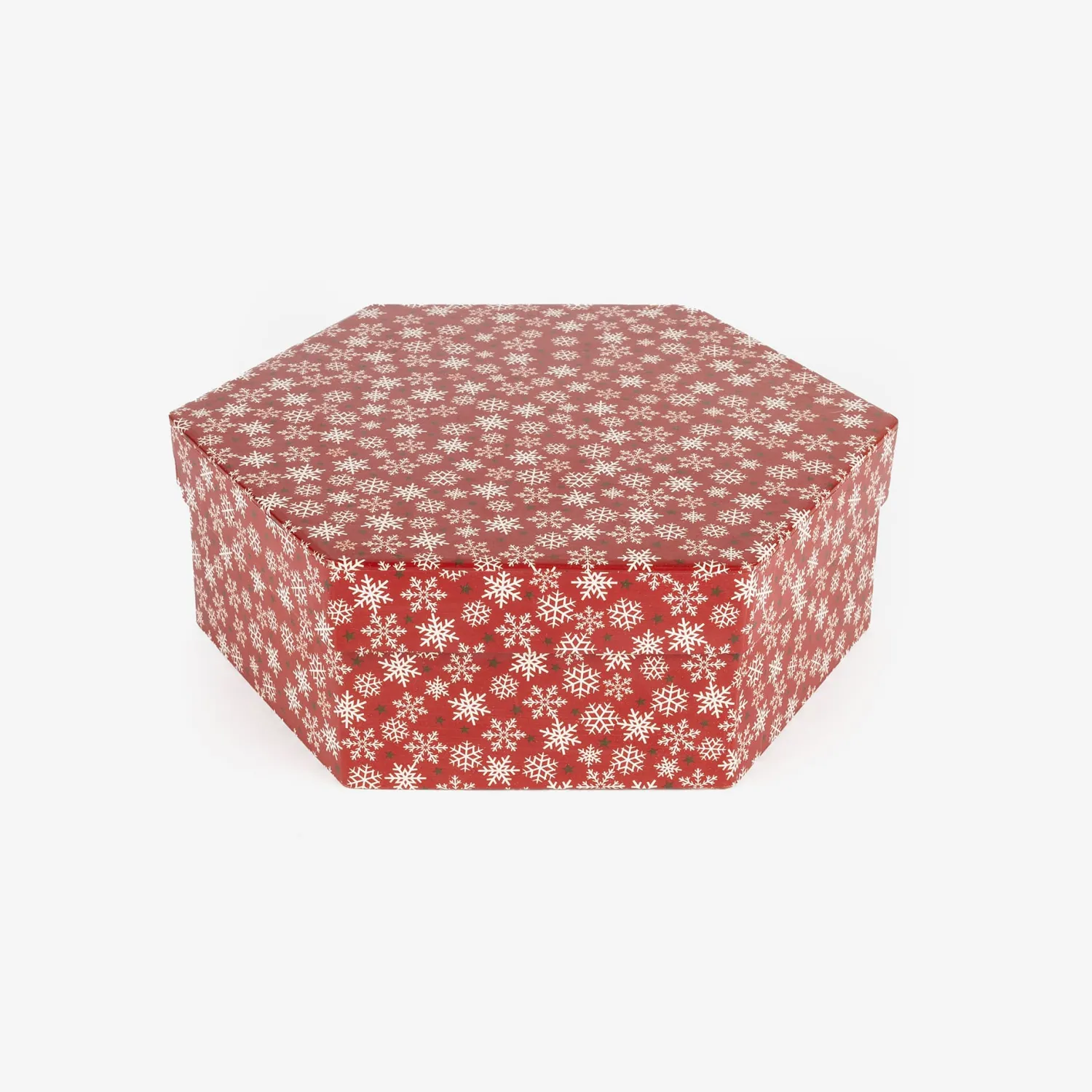 Casa Viva Set 7 bolas decorativas rojas copos de nieve 7,5cm Best