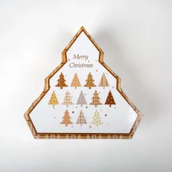 Casa Viva Set de 6 bolas decorativas doradas Árboles 7,5cm Hot