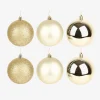 Casa Viva Set de 6 bolas decorativas doradas Ø8cm Online