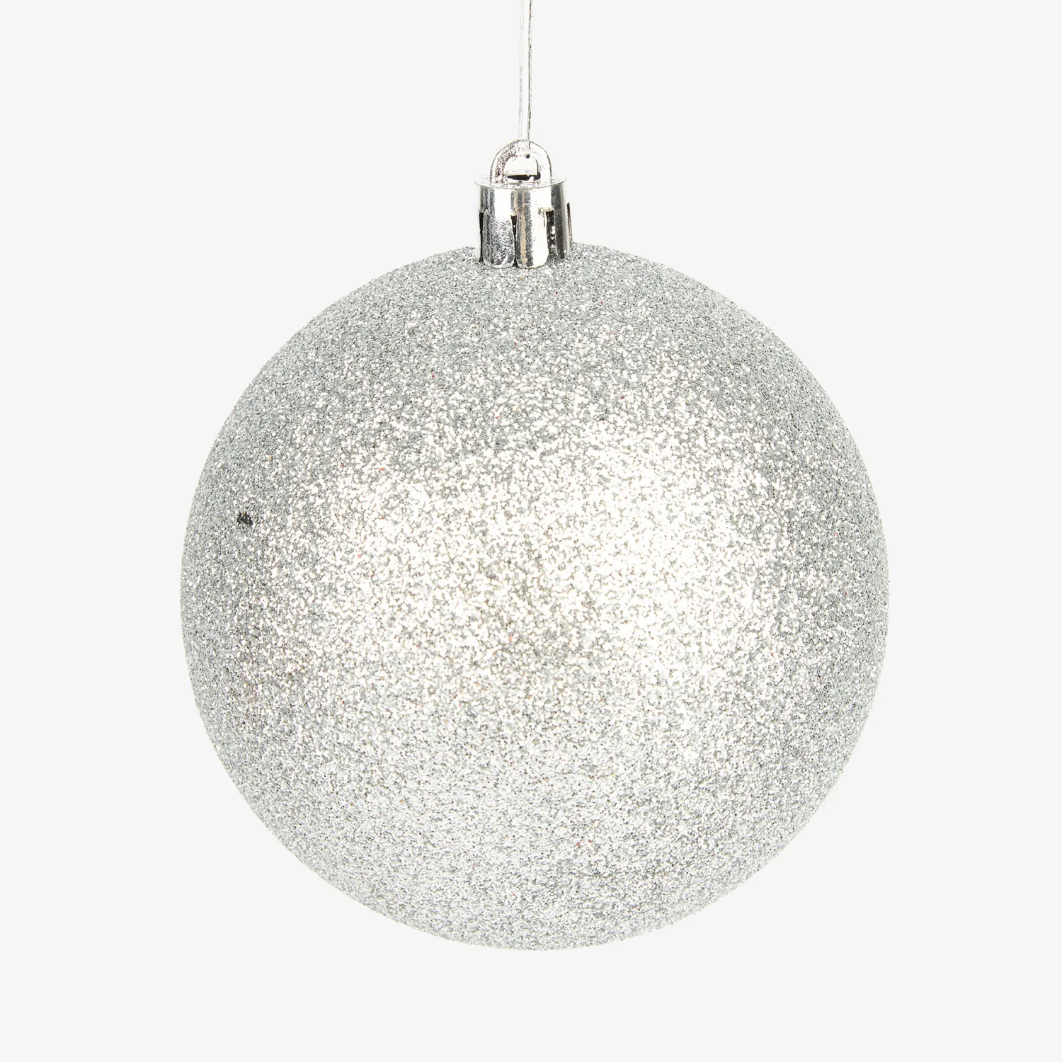 Casa Viva Set de 6 bolas decorativas plateadas Ø8cm Best