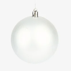 Casa Viva Set de 6 bolas decorativas plateadas Ø8cm Best