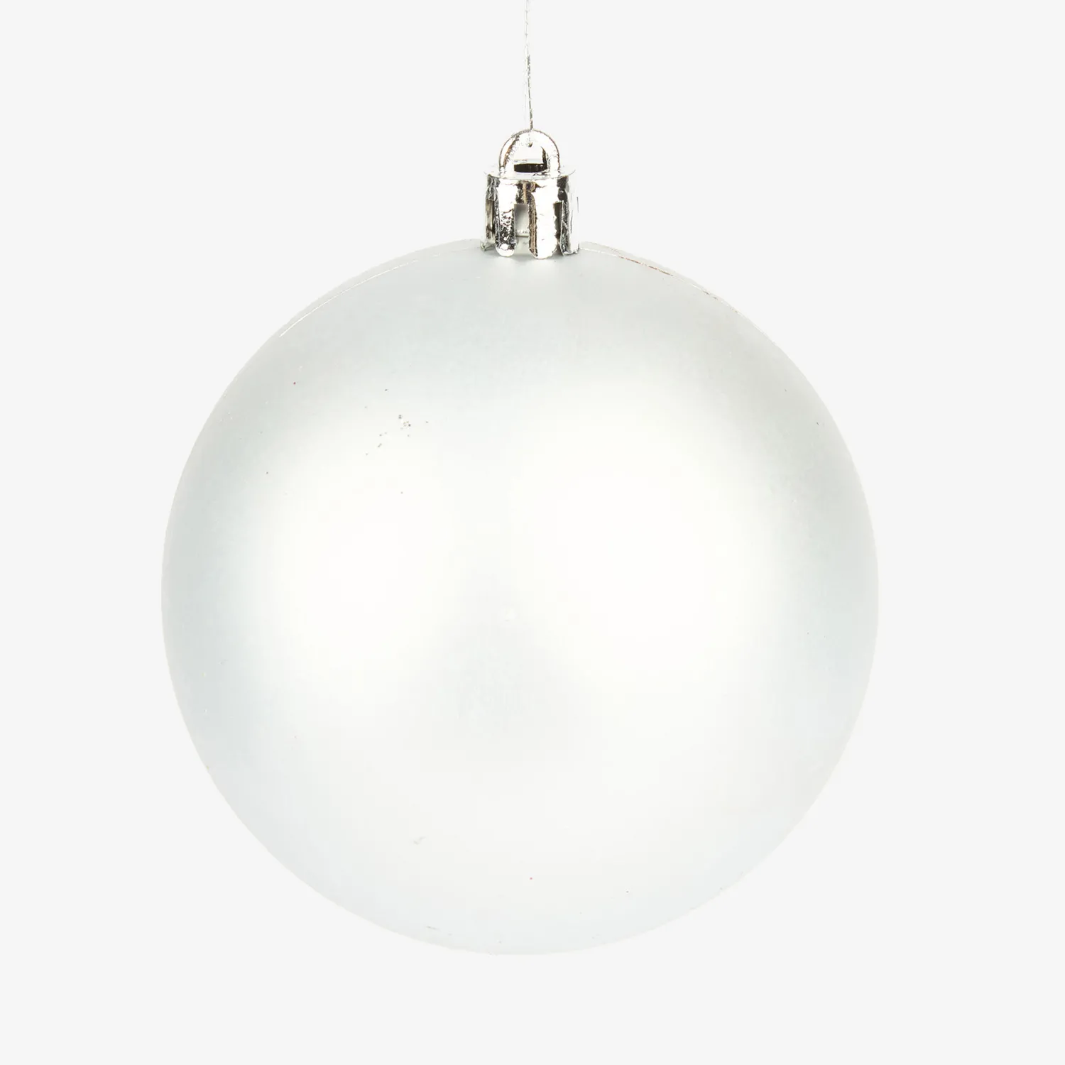 Casa Viva Set de 6 bolas decorativas plateadas Ø8cm Best