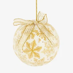 Casa Viva Set de 6 bolas decorativas doradas Ø7,5cm Clearance