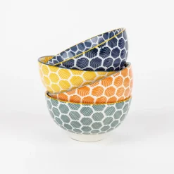 Casa Viva Set de 4 boles de porcelana en varios colores Okinawa Ø13cm Sale