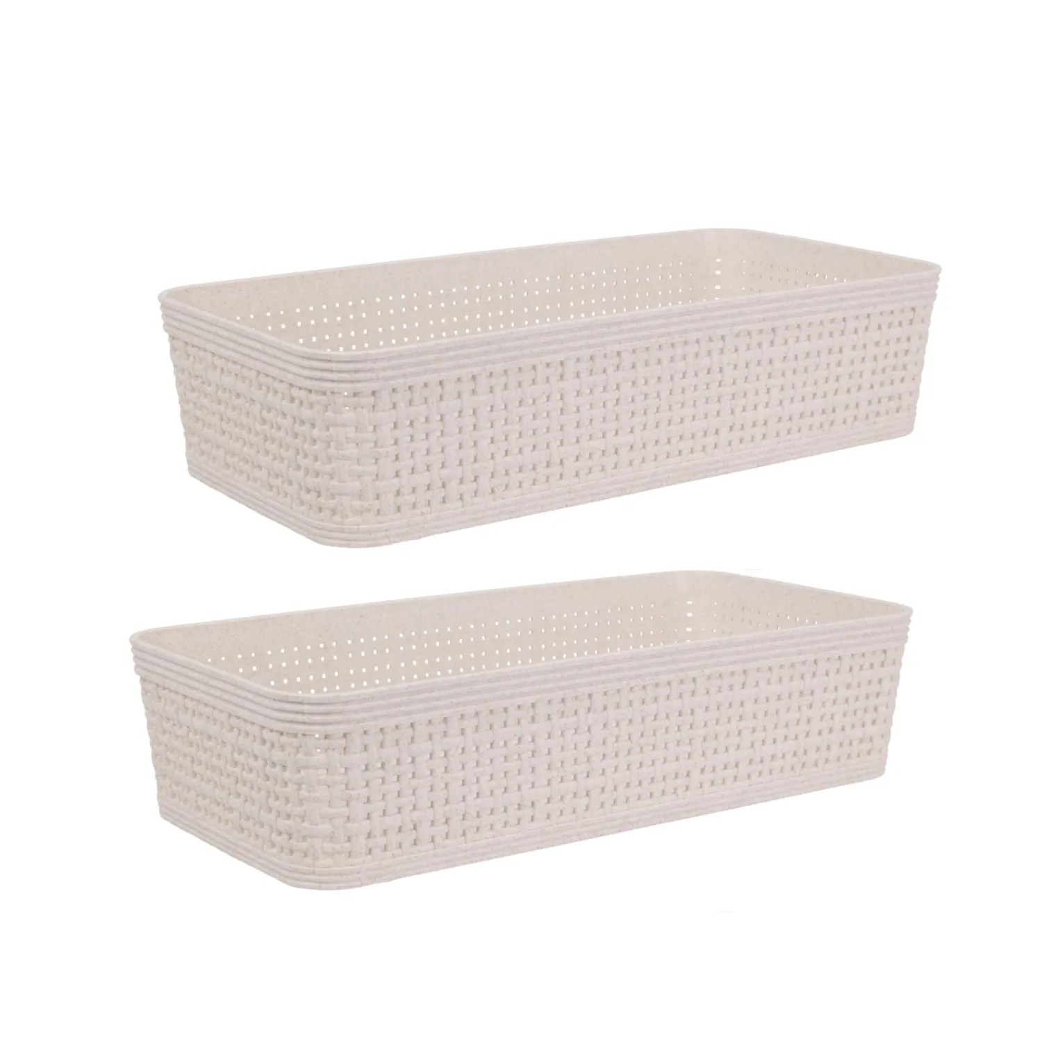 Casa Viva Set de 2 cestas beige Badet 25x13x6cm Sale