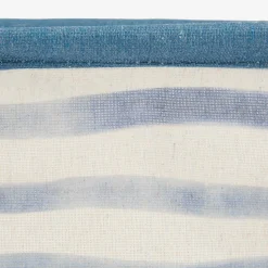 Casa Viva Set de 3 cestas de rayas azules Blue