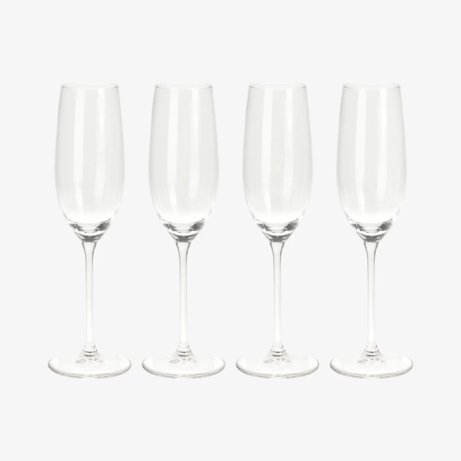 Casa Viva Set de 4 copas de cava de cristal Gler 21cl