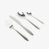 Casa Viva Set de 4 cubiertos de acero con estuche de neopreno Best