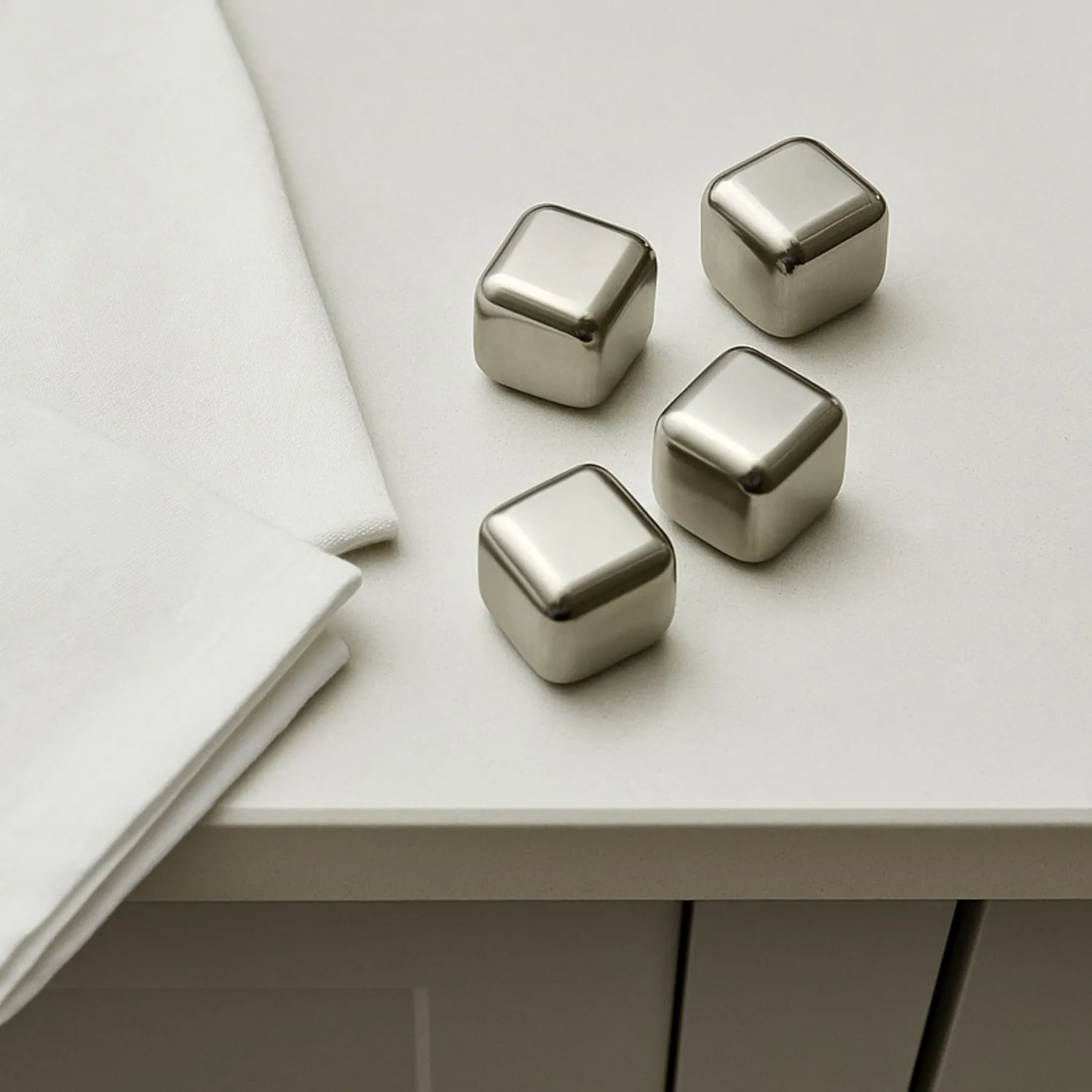 Casa Viva Set de 4 cubitos de acero inoxidable Sale