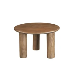 Casa Viva Set de 2 mesas auxiliares de madera Munich Ø60/45cm Clau&Chloe Discount