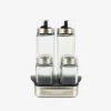 Casa Viva Set de 4 piezas aceitera/vinagrera de cristal 270ml Clearance