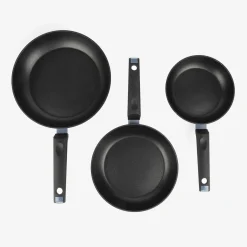 Casa Viva Set de 3 sartenes de aluminio forjado 18-22-26cm Clearance