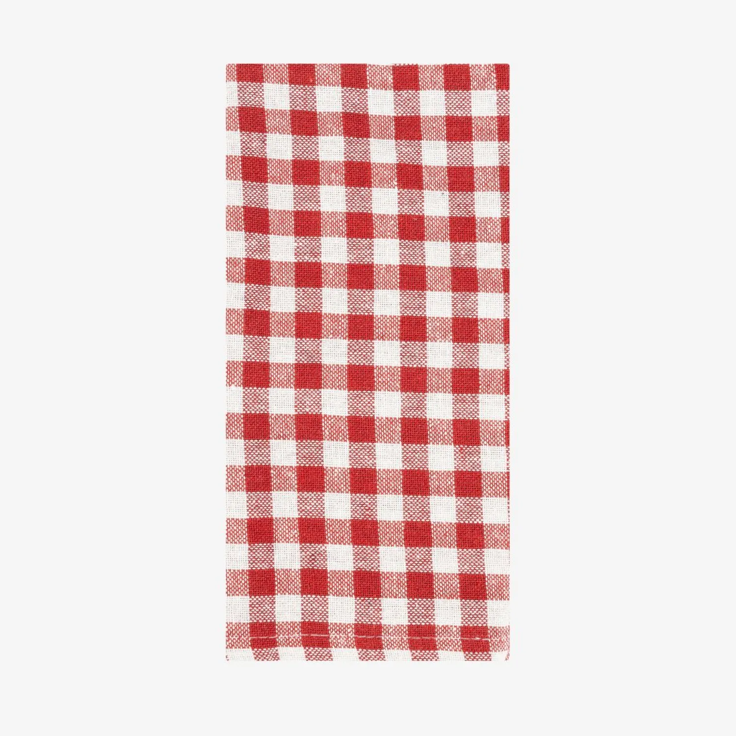 Casa Viva Set de 2 servilletas de algodón rojo Vichy43x43cm Clearance