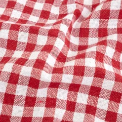 Casa Viva Set de 2 servilletas de algodón rojo Vichy43x43cm Clearance