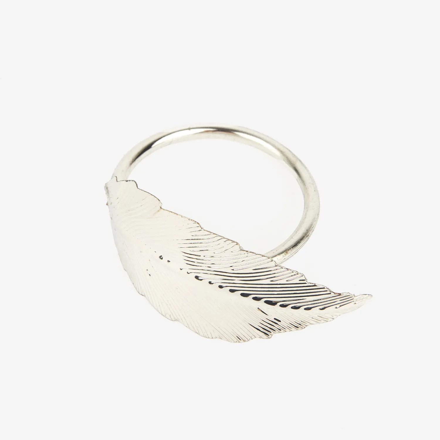 Casa Viva Set de 4 servilleteros de metal plateados Best