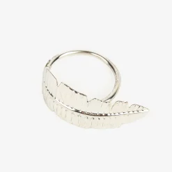 Casa Viva Set de 4 servilleteros de metal plateados Best