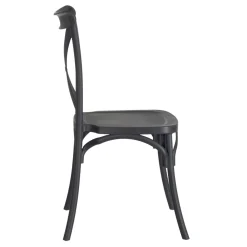 Casa Viva Set de 4 sillas de comedor gris oscuro Cassie 48x43x91cm Sale