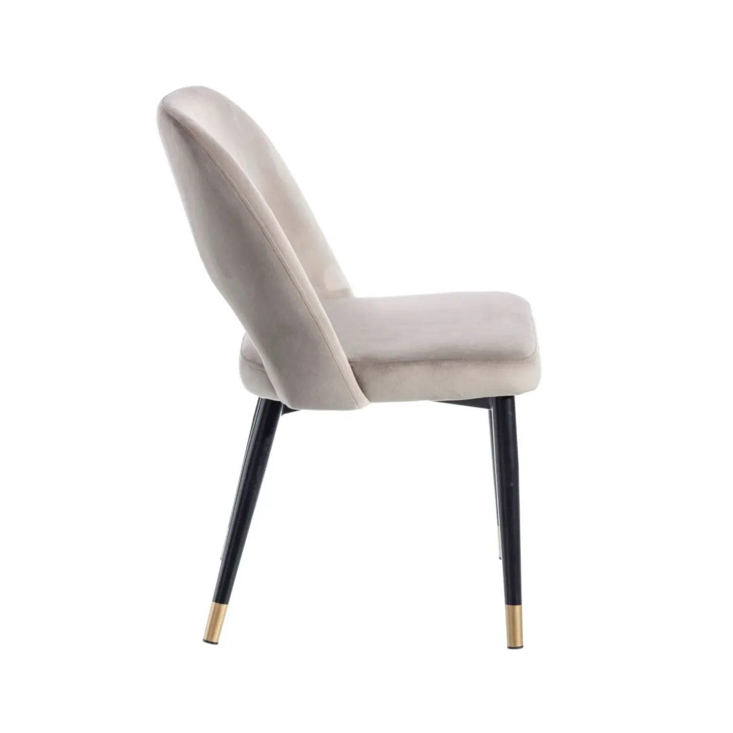 Casa Viva Set de 2 sillas de comedor velvet gris Mayah 56x49x83cm Best