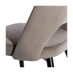 Casa Viva Set de 2 sillas de comedor velvet gris Mayah 56x49x83cm Best