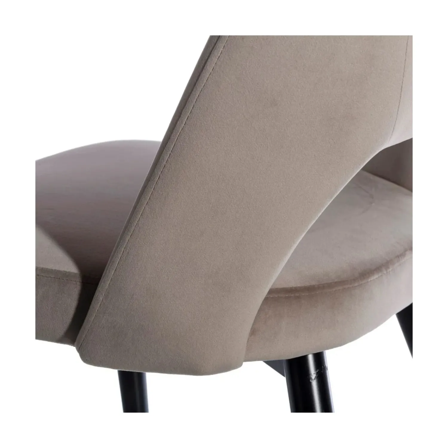 Casa Viva Set de 2 sillas de comedor velvet gris Mayah 56x49x83cm Best