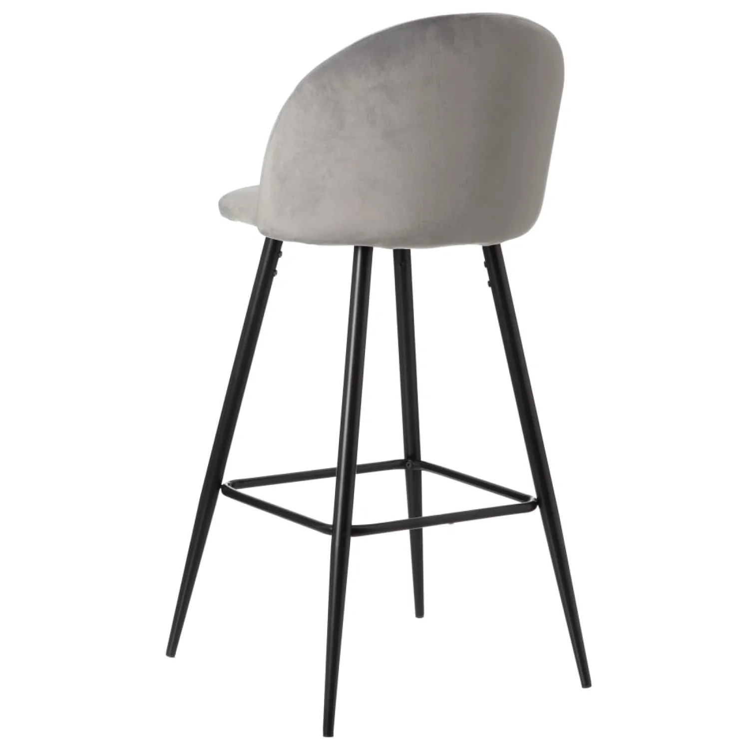 Casa Viva Set de 2 taburetes altos de metal gris Caleb 40x48x102cm Hot