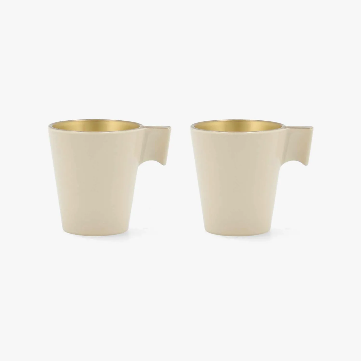 Casa Viva Set de 2 tazas de vidrio café expresso 8cl Nieve New